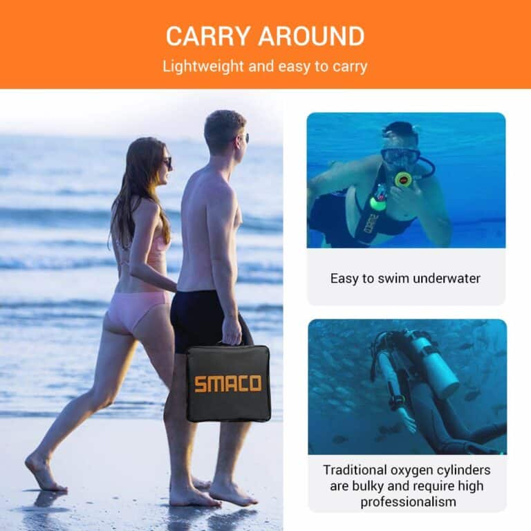 SMACO S400 1L Mini Scuba Tank - SMACODIVE