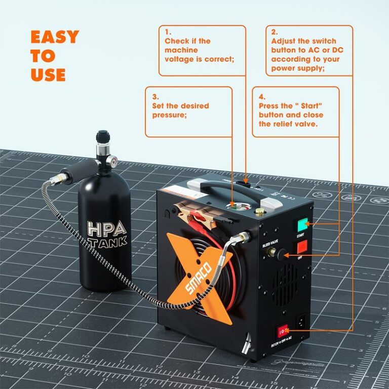 SMACO Portable & Electric Scuba Air Tank Compressors