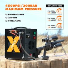 Compresseur Compact PCP Paintball 300 bars 4500 PSI Electrique