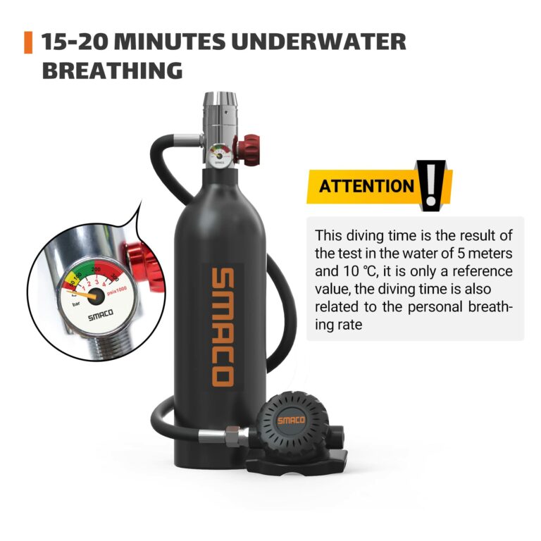 SMACO S400 1L Mini Scuba Tank - SMACODIVE