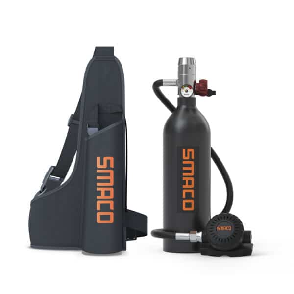 Mini scuba tank with hand pump - Starter Kit