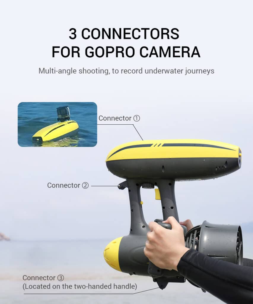 underwater sea scooter diving propeller