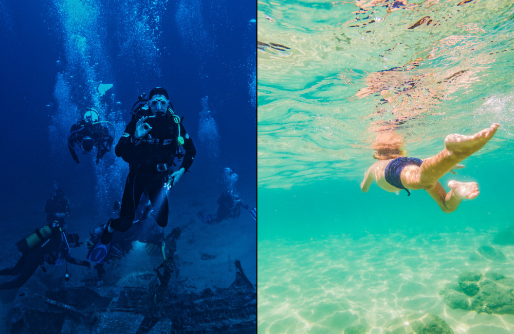 What is the Difference Between Scuba Diving and Freediving