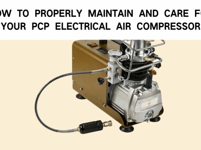 How to Properly Maintain and Care for Your PCP Electric Air Compressor