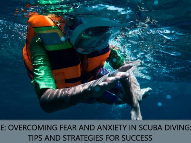 Overcoming Fear and Anxiety in Scuba Diving: Tips and Strategies for Success