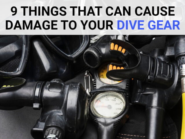 9 Things That Can Cause Damage to Your Dive Gear