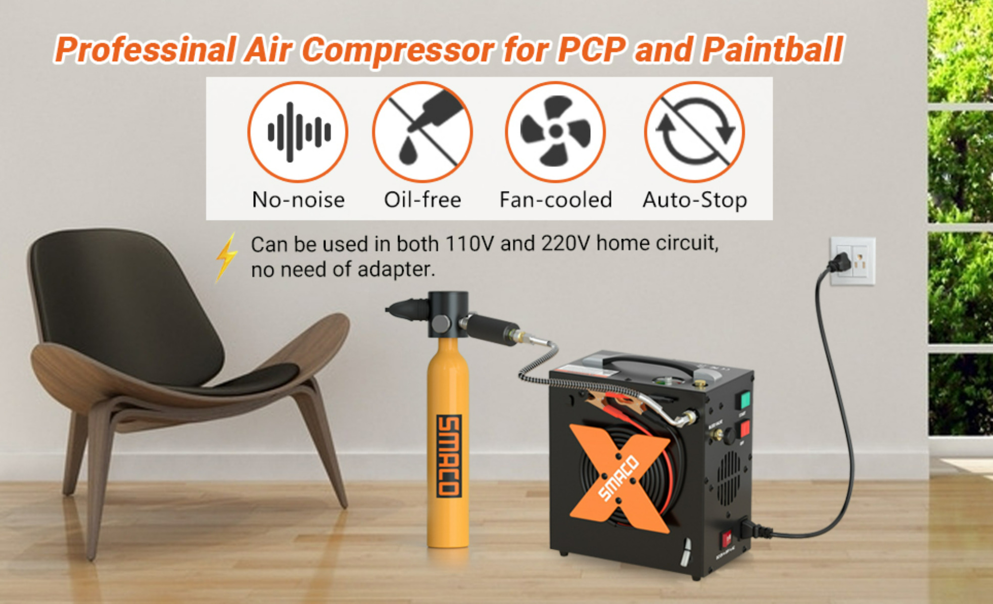 Smaco heap1 professinal air compressor