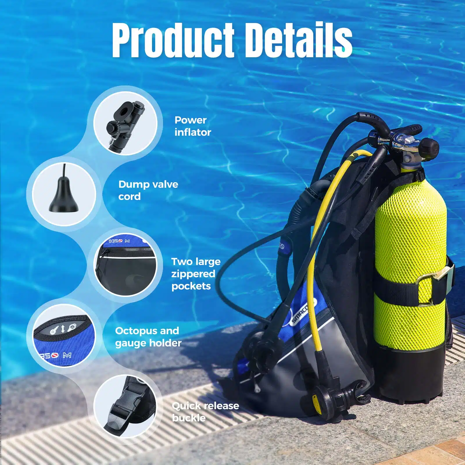 SMACO BCD Buoyancy Control Device – Ultimate Control 4