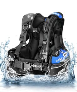 SMACO Scuba Diving BCD Jacket,Unisex Lightweight Scuba Diving Underwater Buoyancy Compensator Device