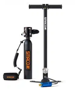 SMACO S300 0.5L Mini Scuba Tank Portable Small Diving Tank for Underwater
