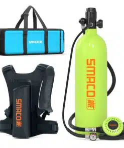 SMACO S700 Mini Scuba Tank Reusable Pony Bottle for Underwater Exploration