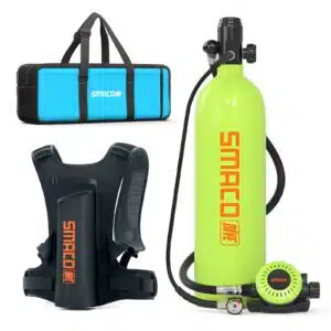 SMACO S700 Mini Scuba Tank Reusable Pony Bottle for Underwater Exploration