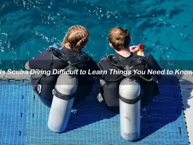 Is Scuba Diving Difficultto Learn Things You Need to Know